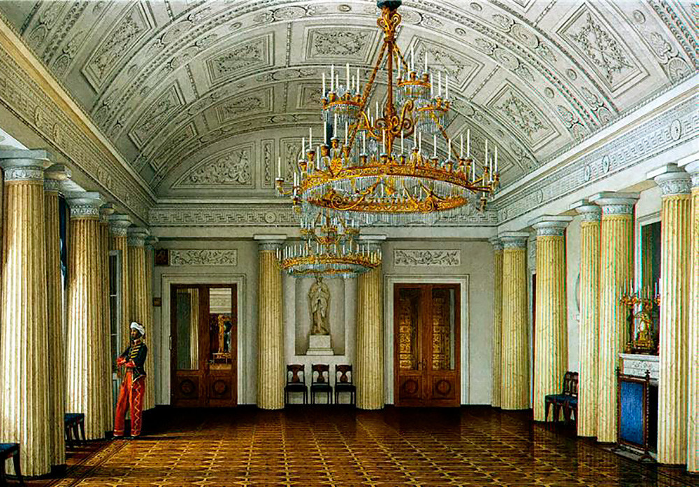 Lukisan berjudul 'Aula Moor di Istana Musim Dingin,' karya Konstantin Ukhtomsky.