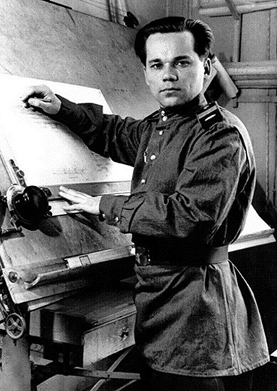 Mijaíl Kaláshnikov en 1944