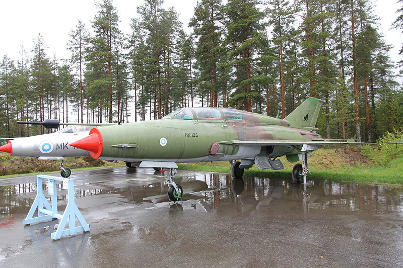  Aparatos MiG-21 finlandeses en el Museo de la Aviación de Finlandia Central