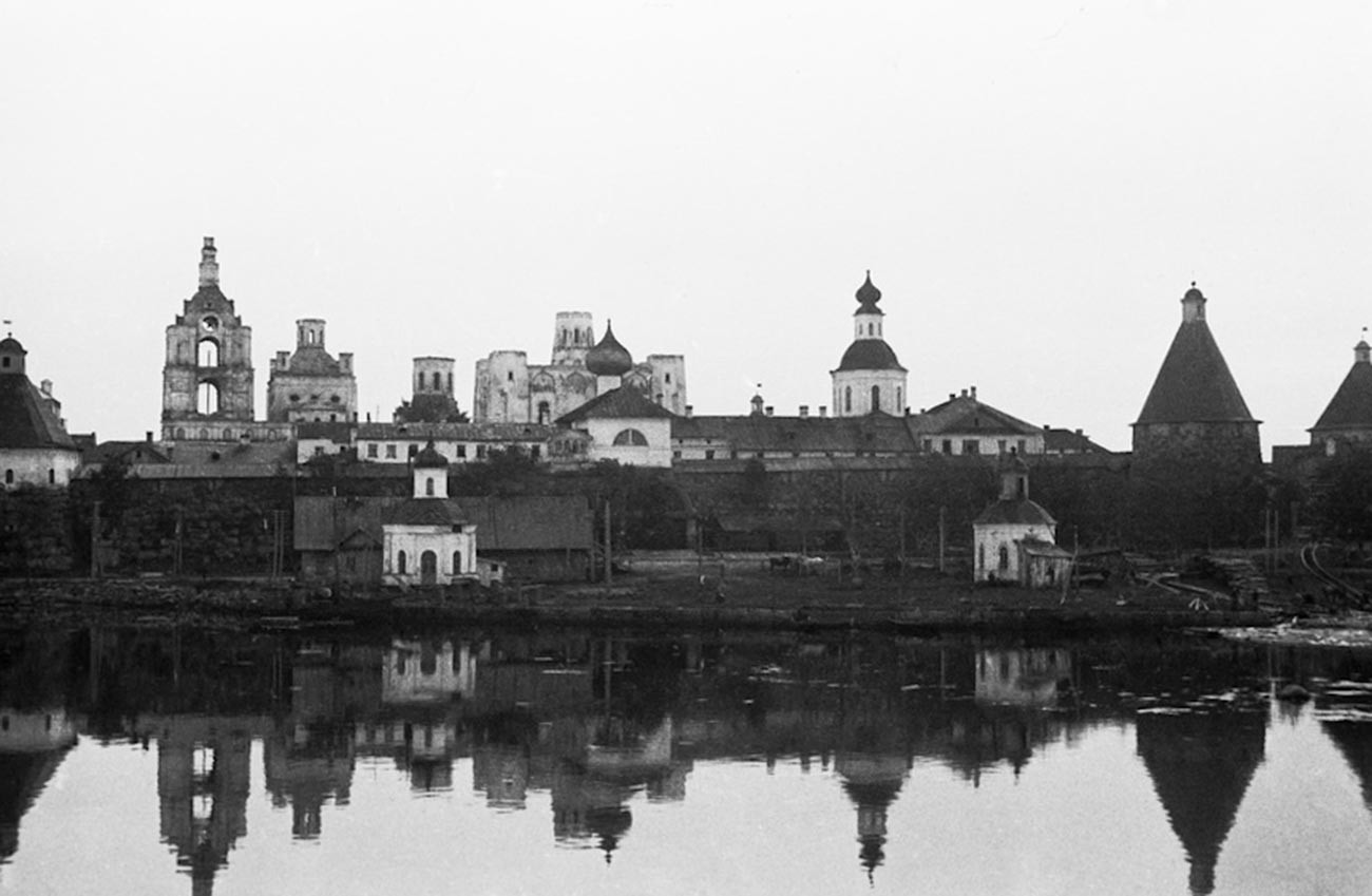Solovetsky monastery that housed one of the first Gulag camps