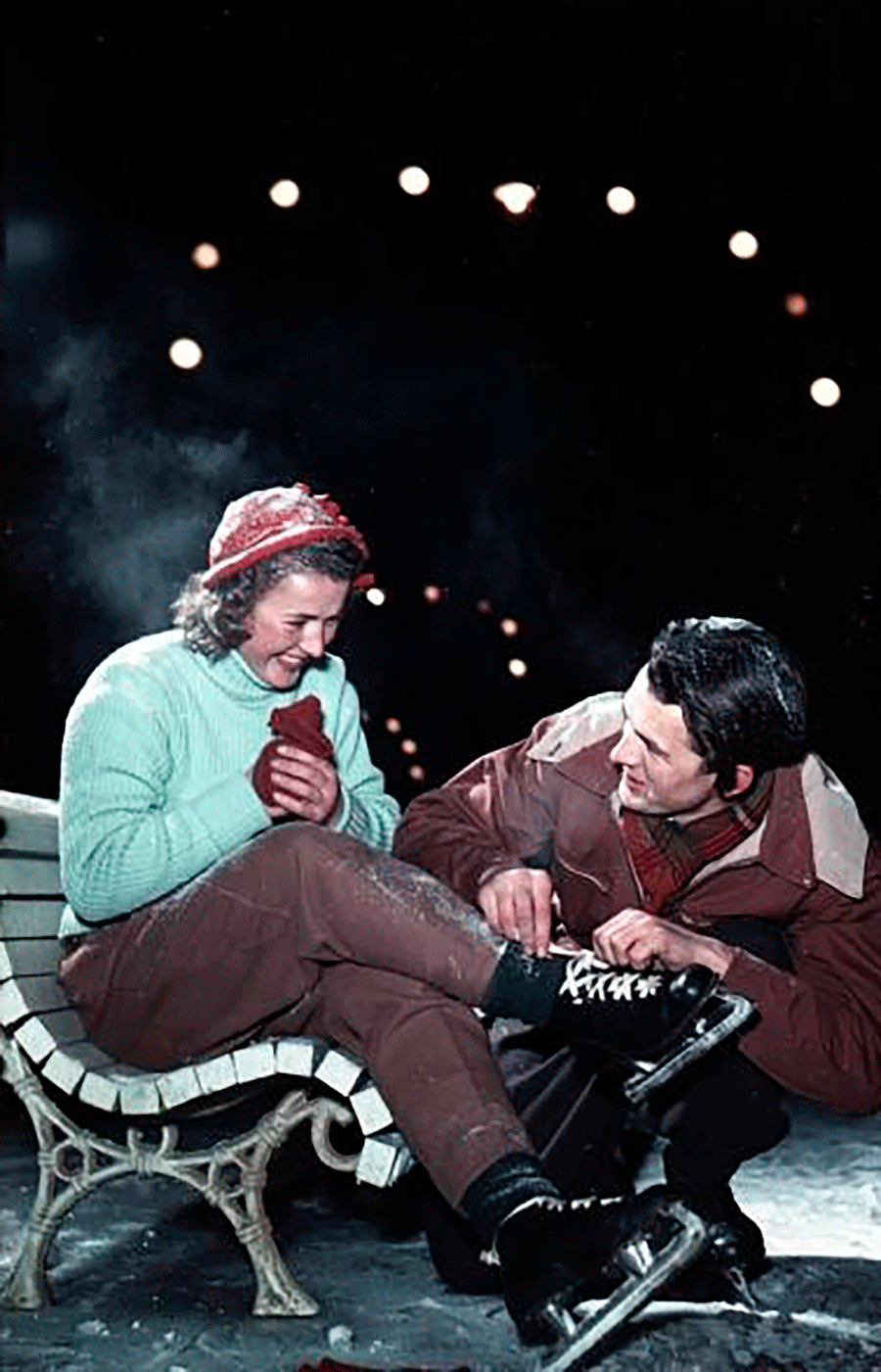 На ледената пързалка, 1950-те