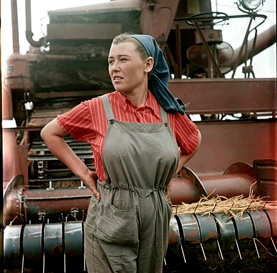 Voznica kombajna, 1957