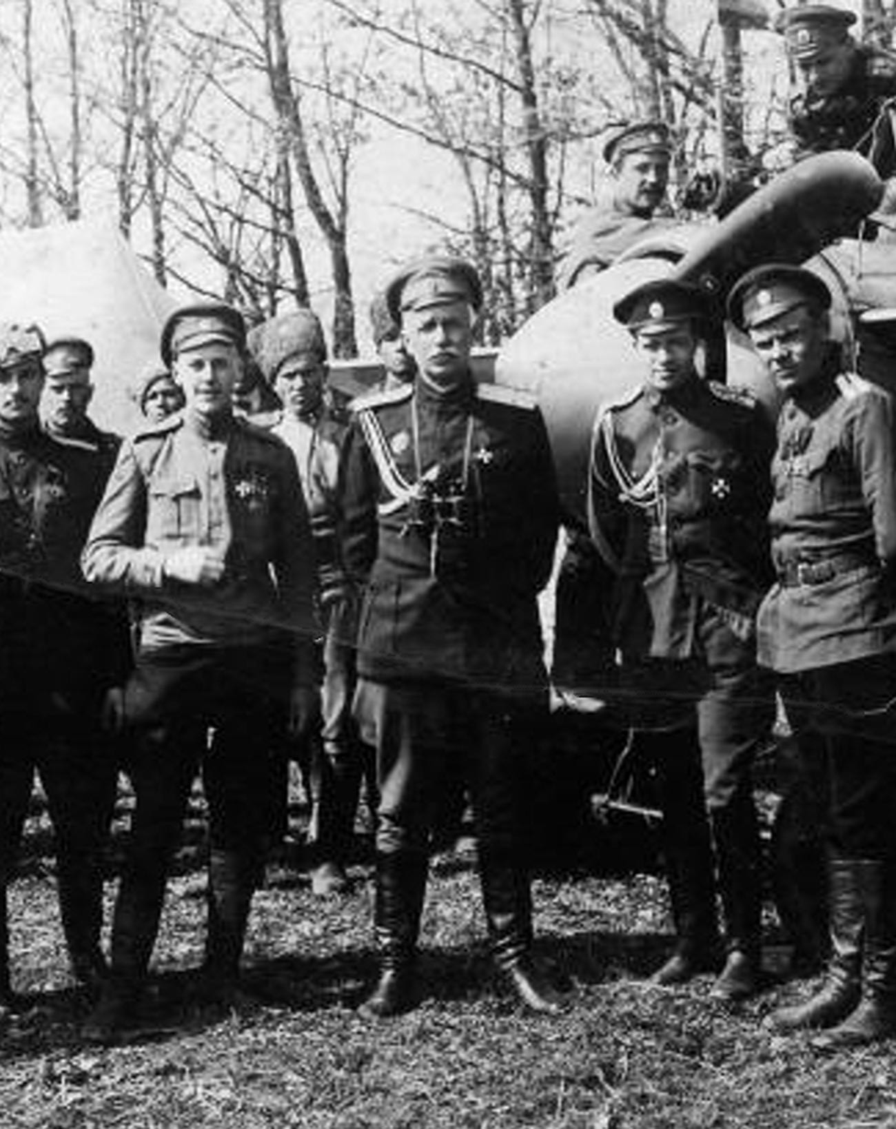 Le commandant dans l'armée soviétique Andreï Snesarev, mars 1917
