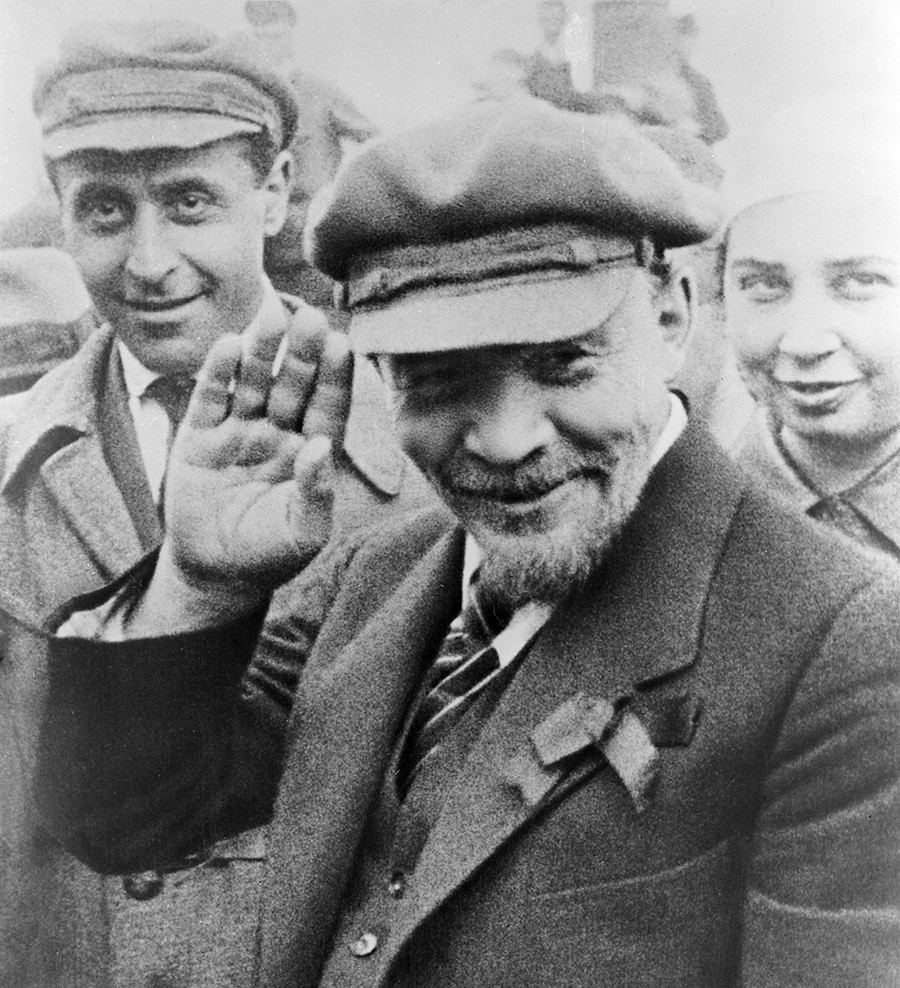 Vladimir Lenin in Moscow, in 1920.