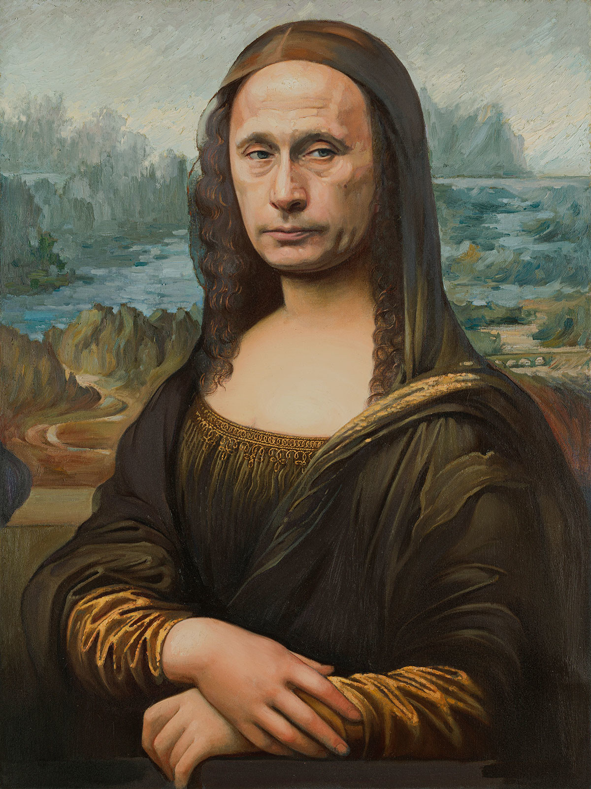 Alexander Kosolapov. Mona Lisa, 2020