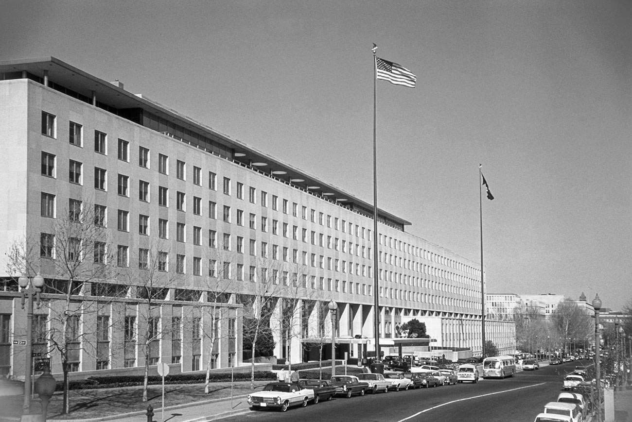 Le bâtiment du département d'État américain