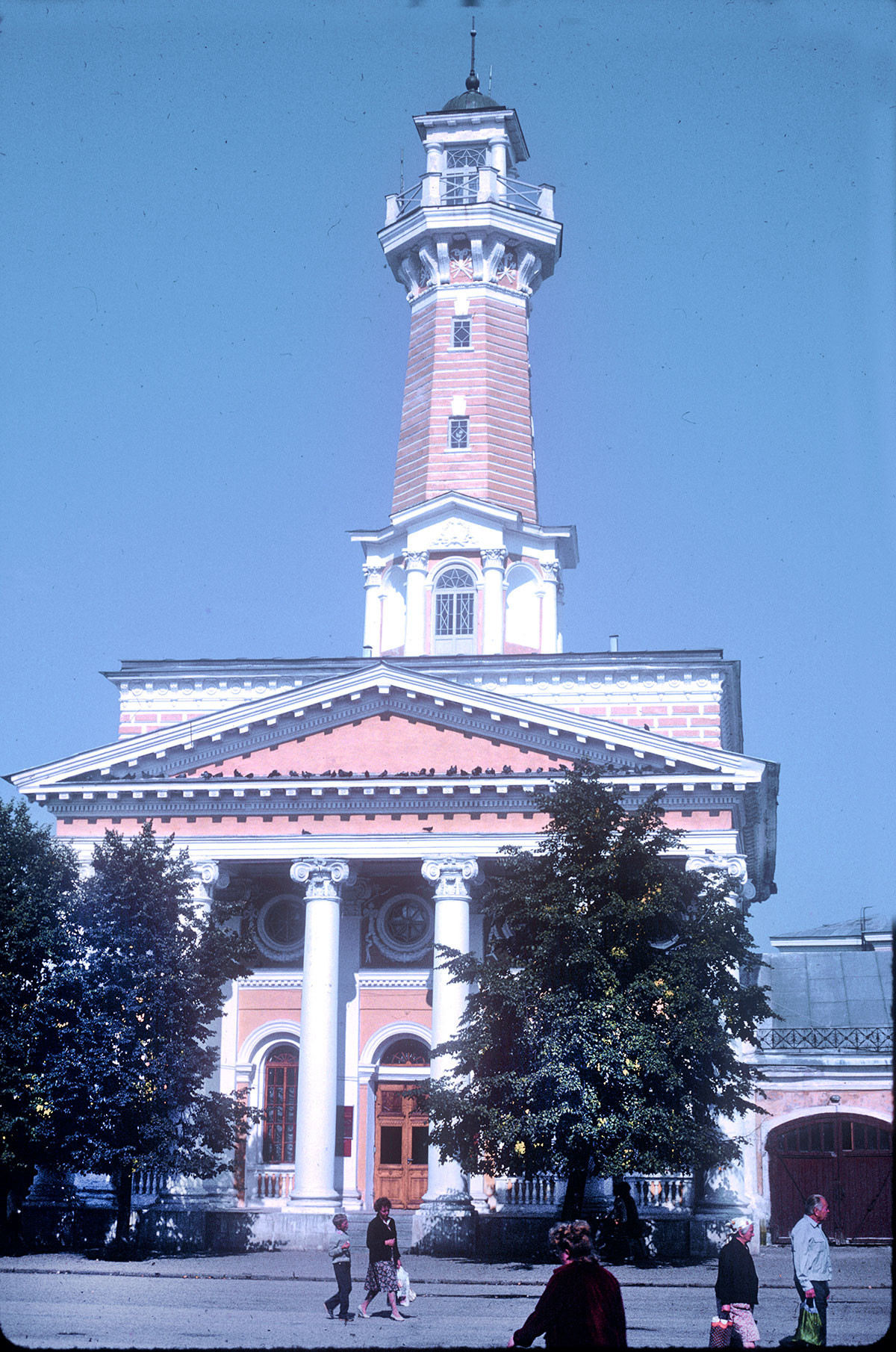 Požarni stolp in postaja, Susaninov trg. 22. avgust 1988
