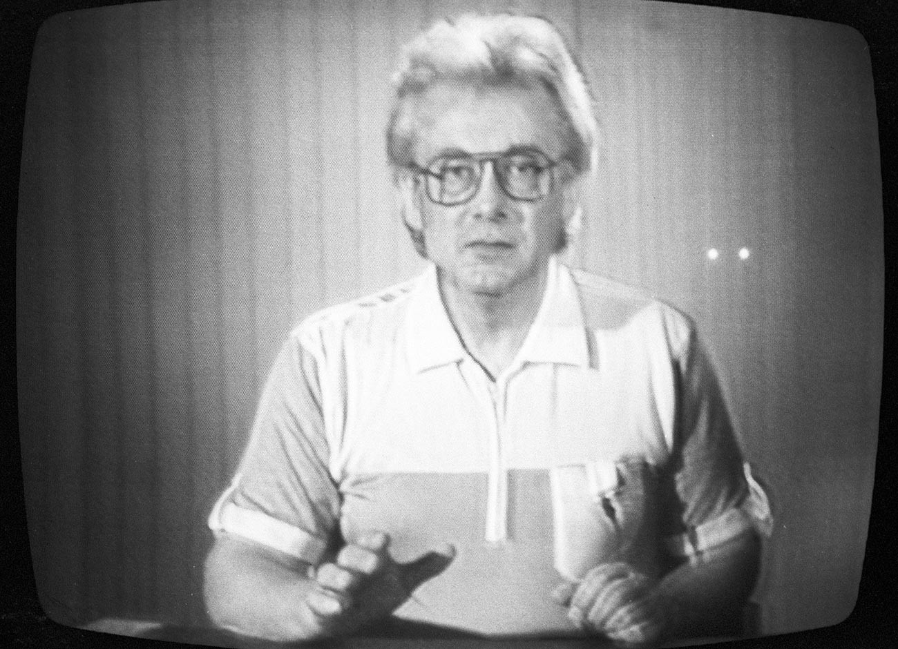 Chumak's program on Soviet TV.