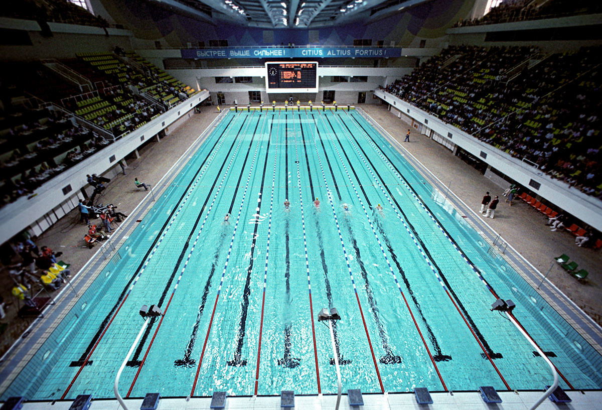 La piscina dell’Olimpijskij