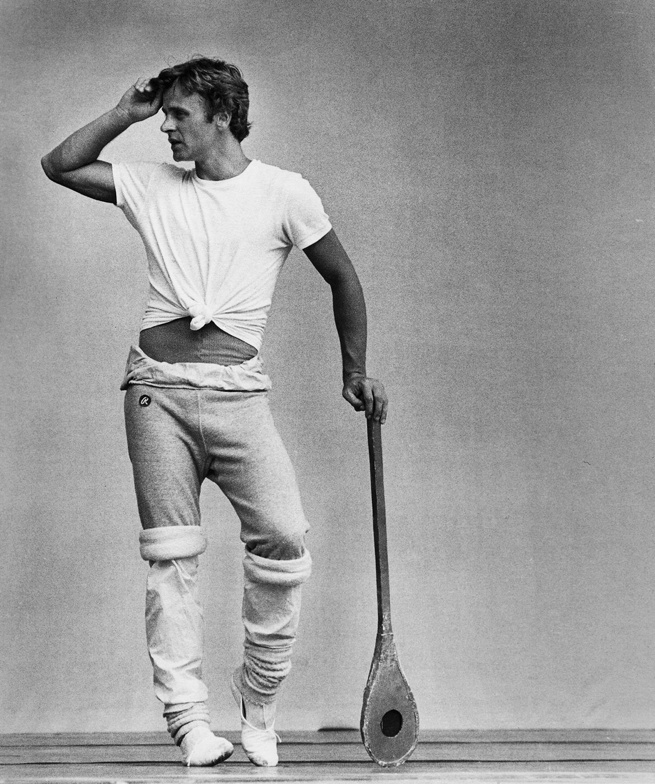 Baryshnikov rehearses for the revival of Stravinsky’s ballet, 'Apollo', choreographed by George Balanchine. 