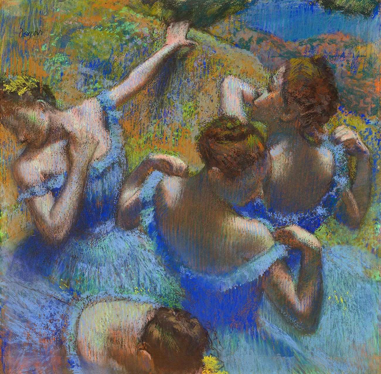 Edgar Degas. Blue Dancers, 1897