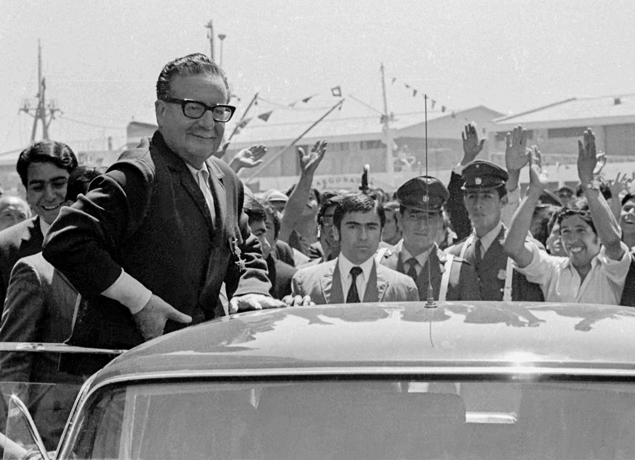 Chilean Socialist President Salvador Allende.