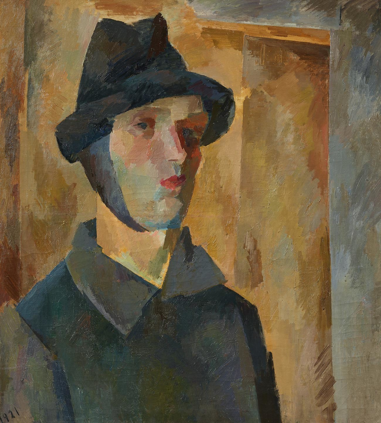 Autoportrait avec oreille bandée. 1921