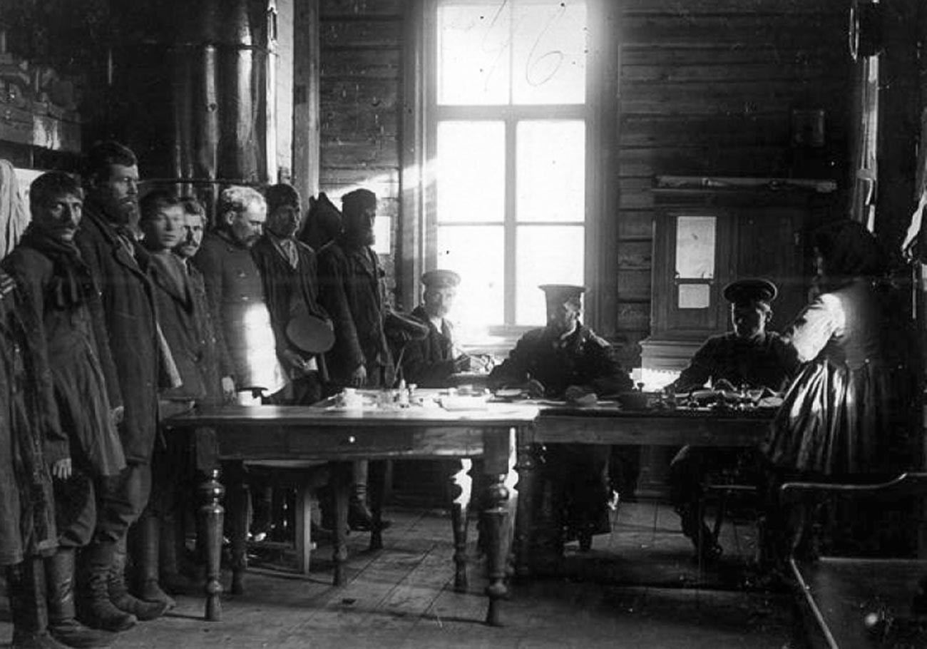 Registrierung von Binnenmigranten im Russischen Reich