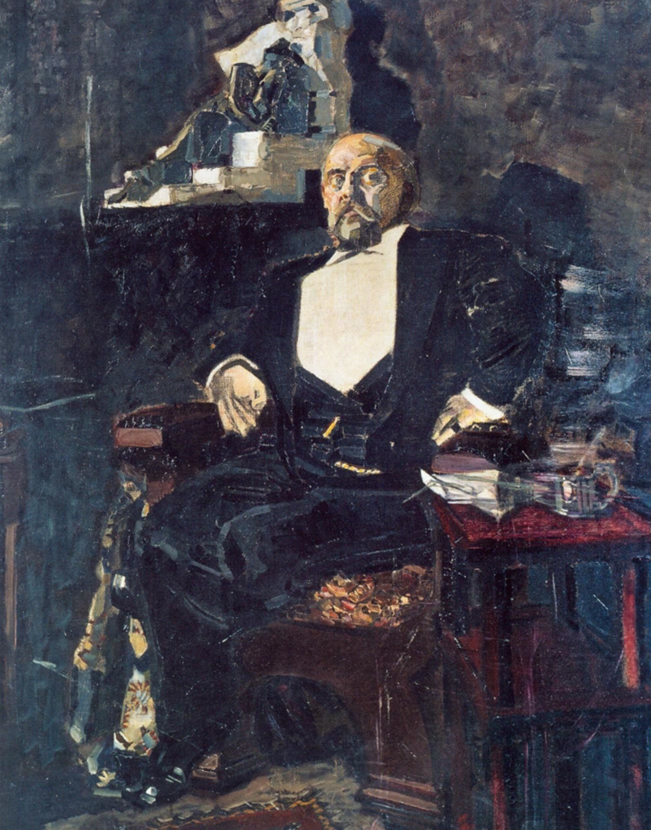 Михаил Врубель. Портрет Саввы Мамонтова. 1897