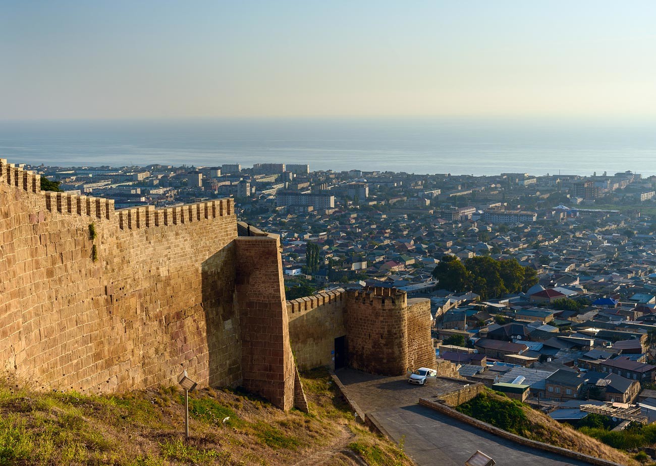 The ancient fortress in Derbent.