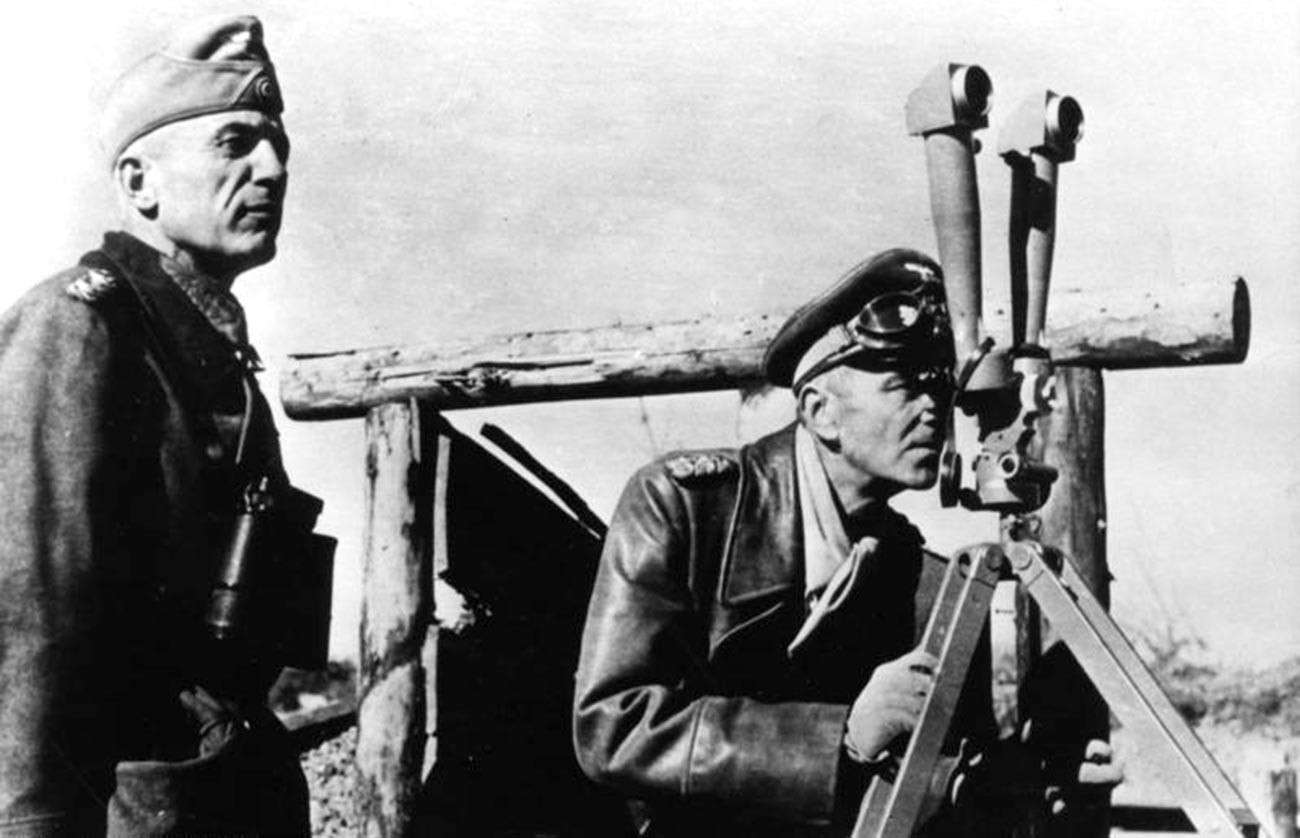 Walther von Seydlitz-Kurzbach (levo) in Friedrich Paulus na vzhodni fronti, 1942