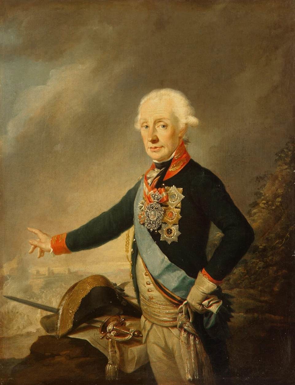 Porträt des Grafen Alexander Suworow von Joseph Kreutzinger
