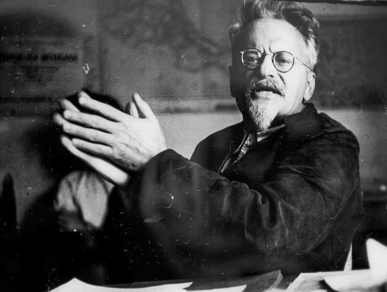 Leon Trotsky di Meksiko.