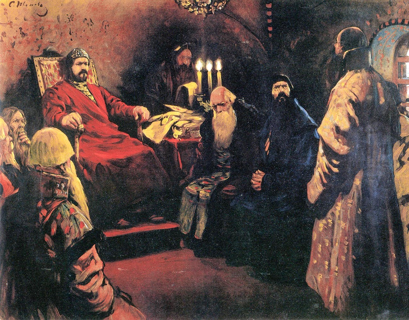 In 1566, Viskovatiy took part in the Zemsky Sobor (national assembly of the land).

