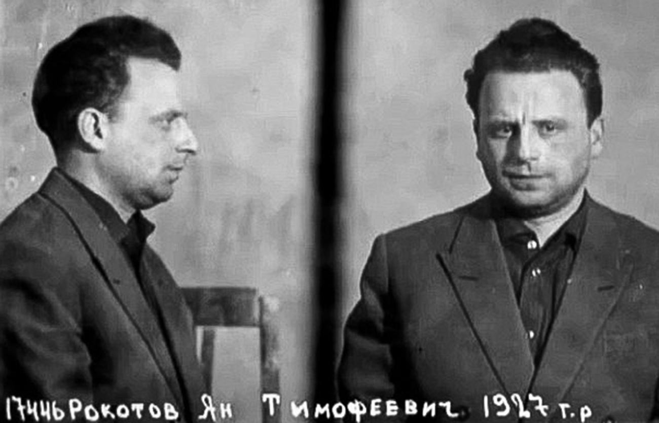 Pedagang pasar gelap Soviet Yan Rokotov yang dijatuhi hukuman tembak mati.