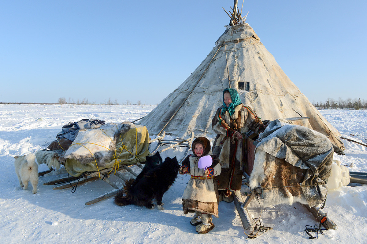 Un chum en Yamal.
