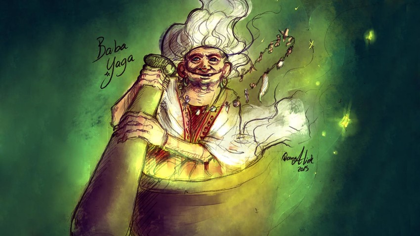 Как зарубежные художники изображают нашу Бабу-Ягу - Узнай Россию