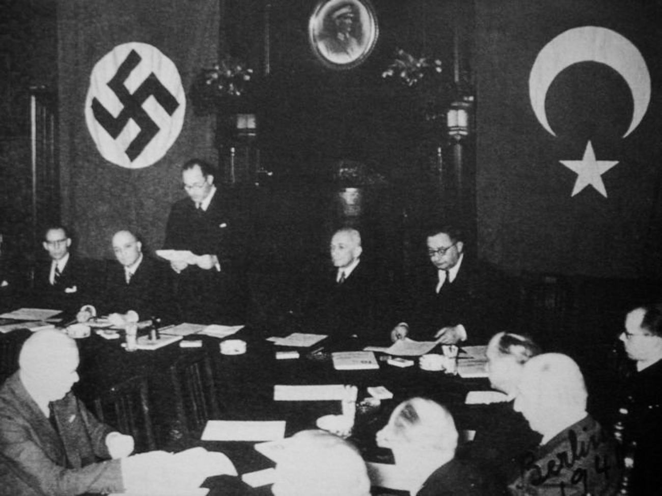 Потписивање турско-немачког споразума о пријатељству, 18. јун 1941.