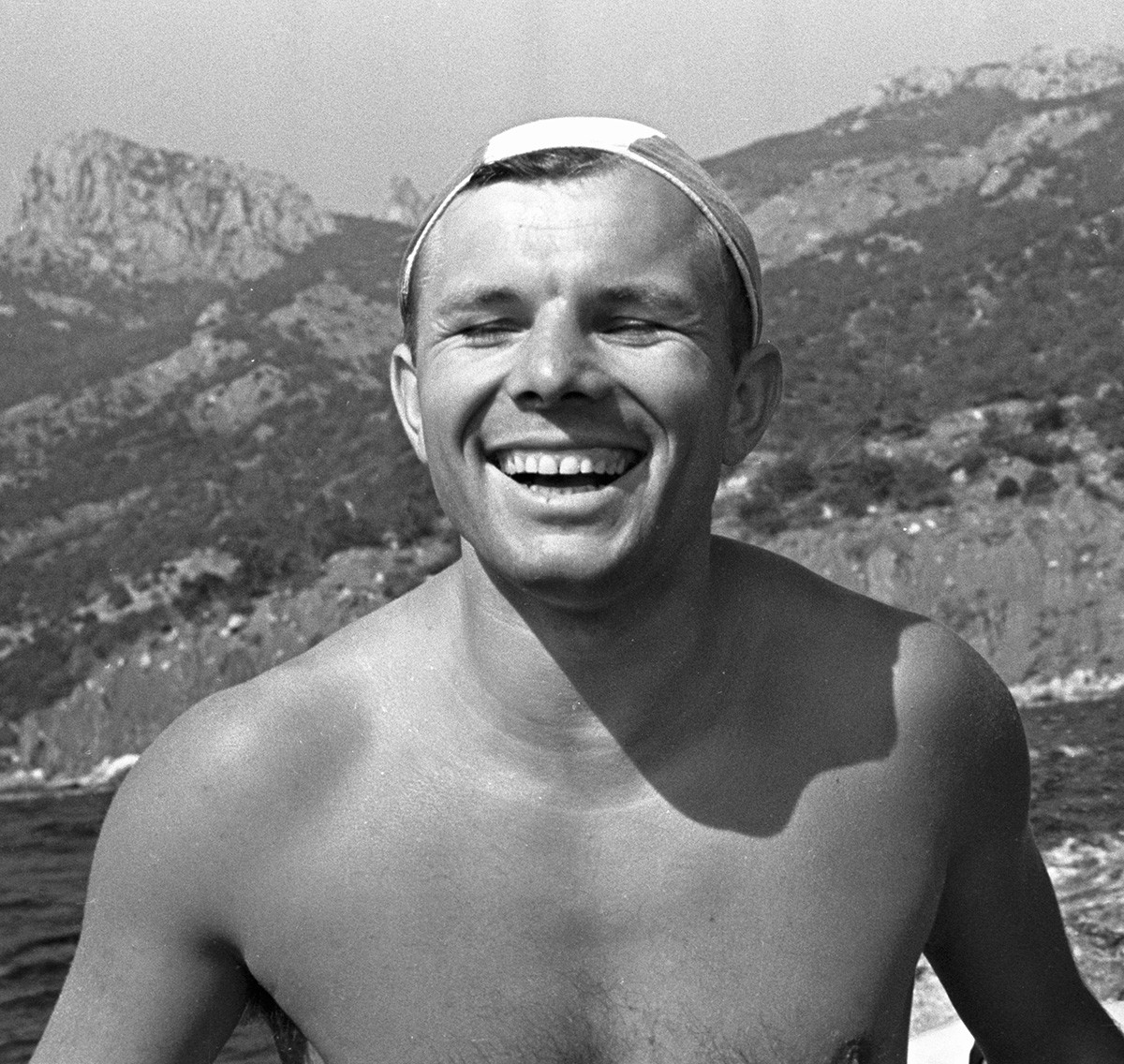 Gagarin in vacanza in Crimea, 1961