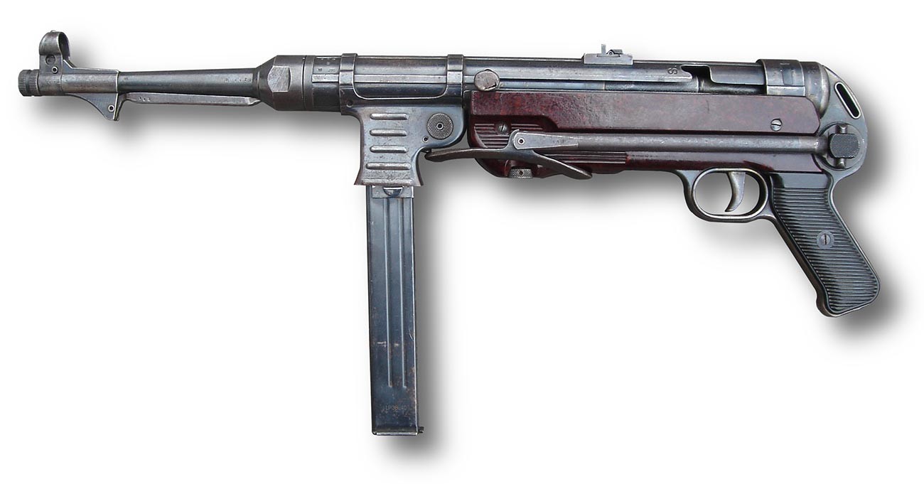 MP40 Erma, производња 1943, продужени кундак.