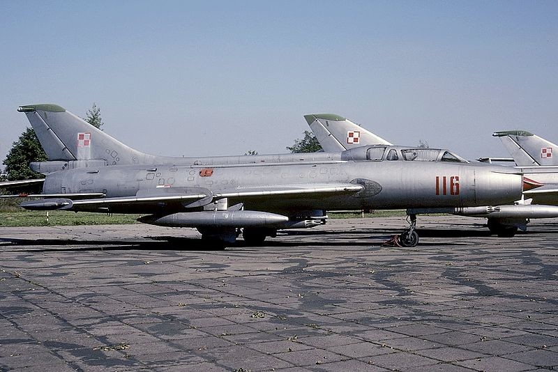 Sujói-7U expuesto en el Museo de la Aviación de Polonia (Cracovia)