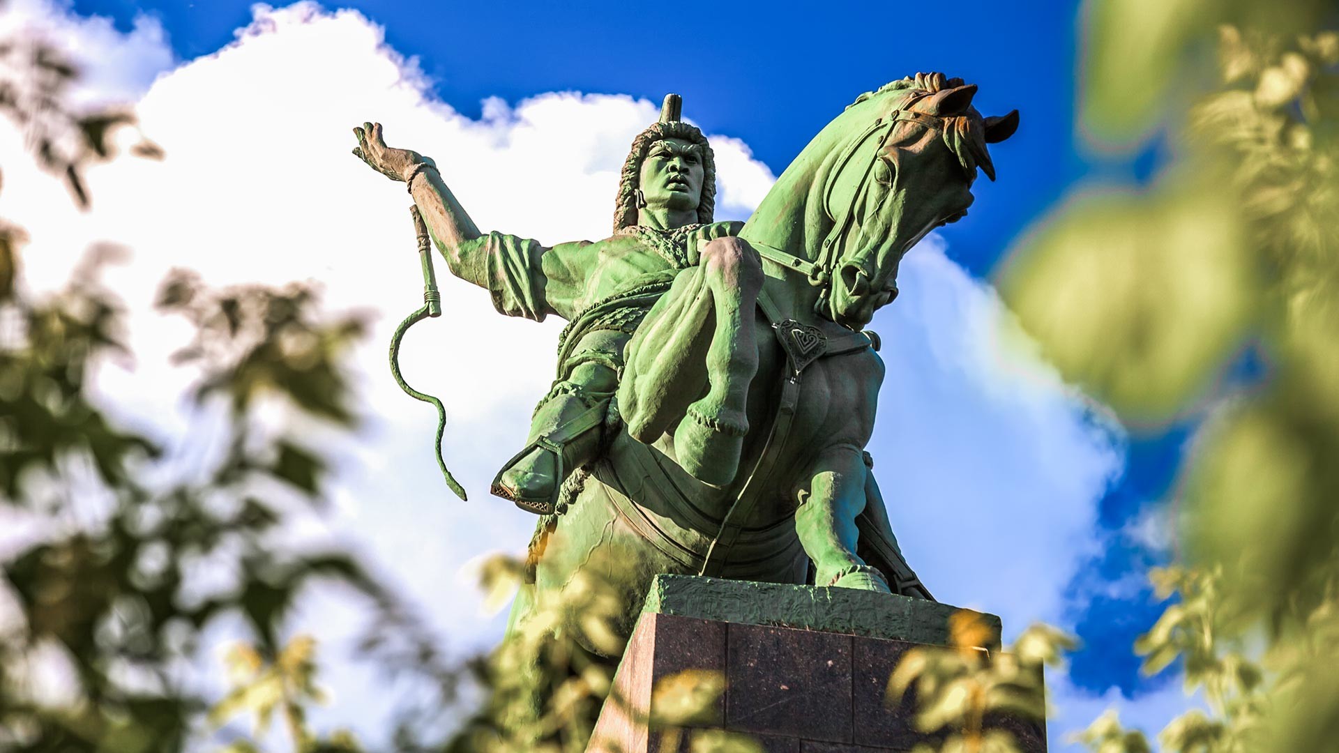 A monument to Salavat Yulayev in Ufa