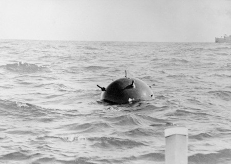 Mina alemana colocada en aguas de Australia (1940 o 1941)