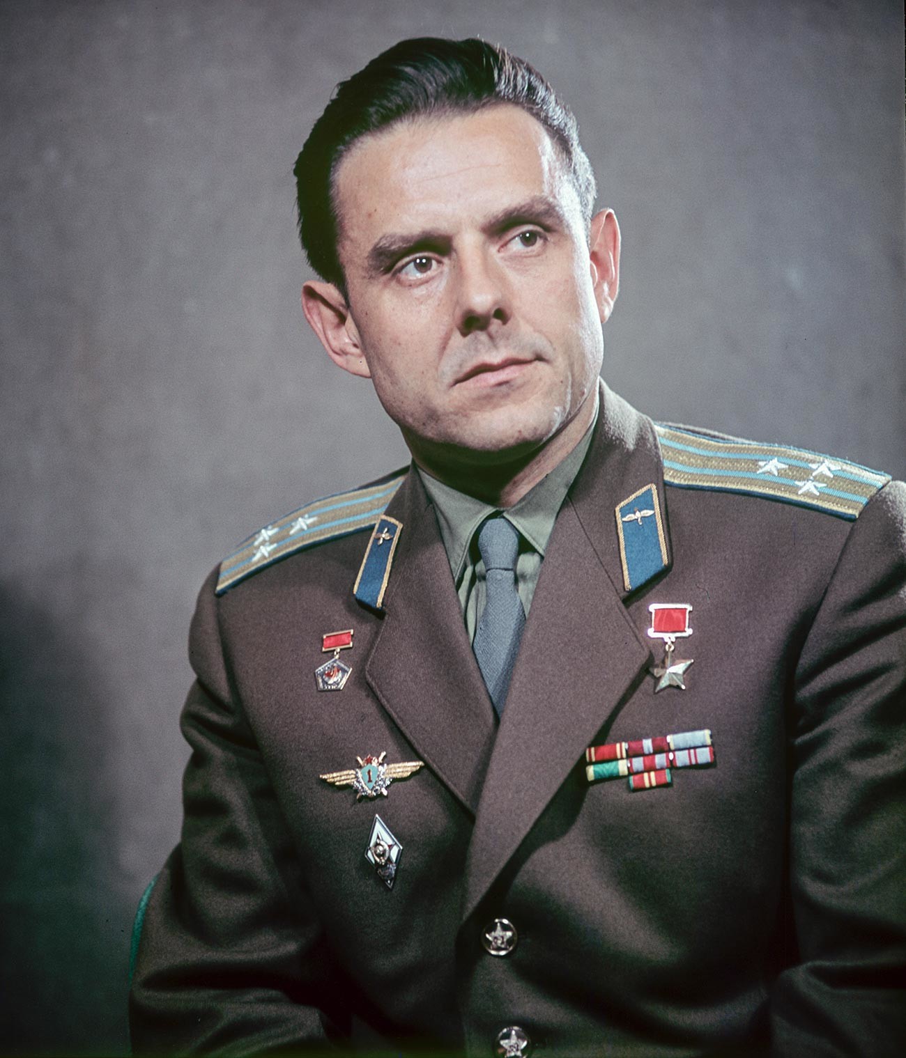 Kolonel Vladimir Komarov.

