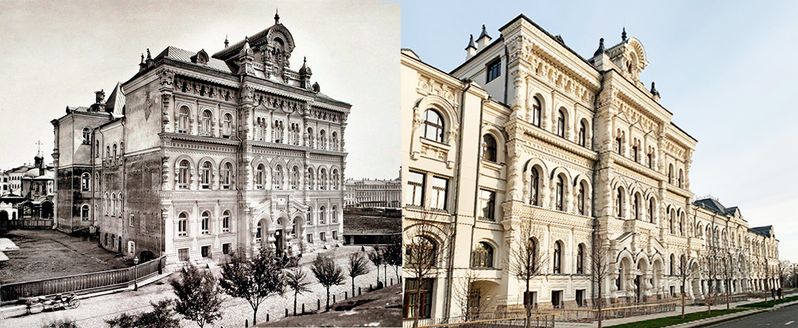 Le Musée polytechnique en 1883-1884 et aujourd'hui