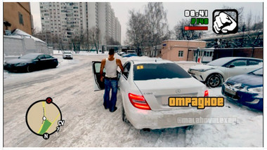 Си Џеј од видеоиграта „GTA: San Andreas“ во посета на Русија (ВИДЕО)