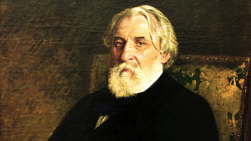 Retrato de Ivan Turguêniev, por Iliá Repin