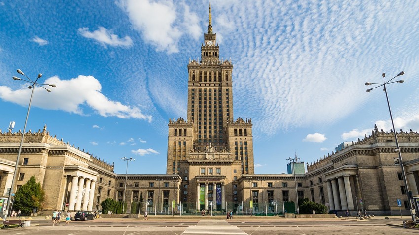 Palast der Kultur und Wissenschaft, Warschau.