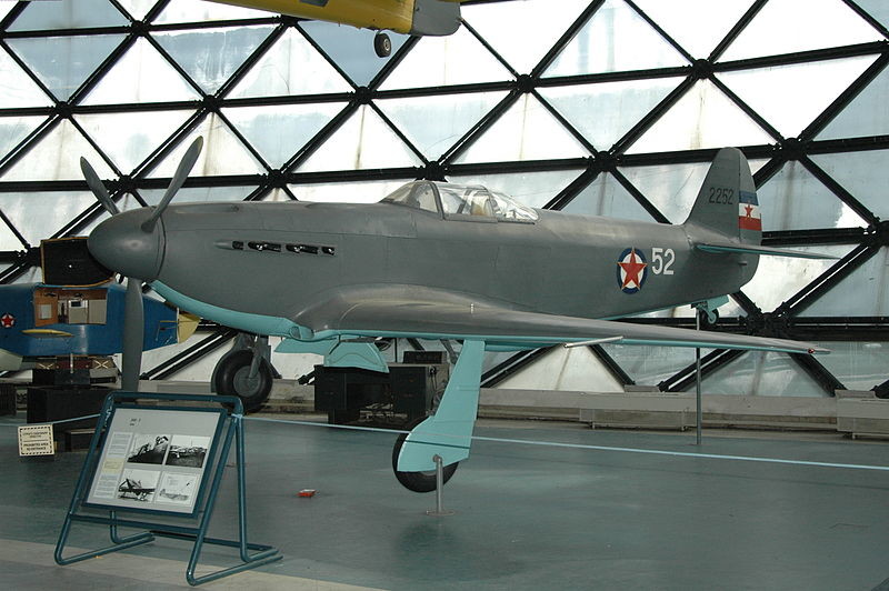 Yak-3 expuesto en el Museo de la Aviación de Belgrado (Serbia)