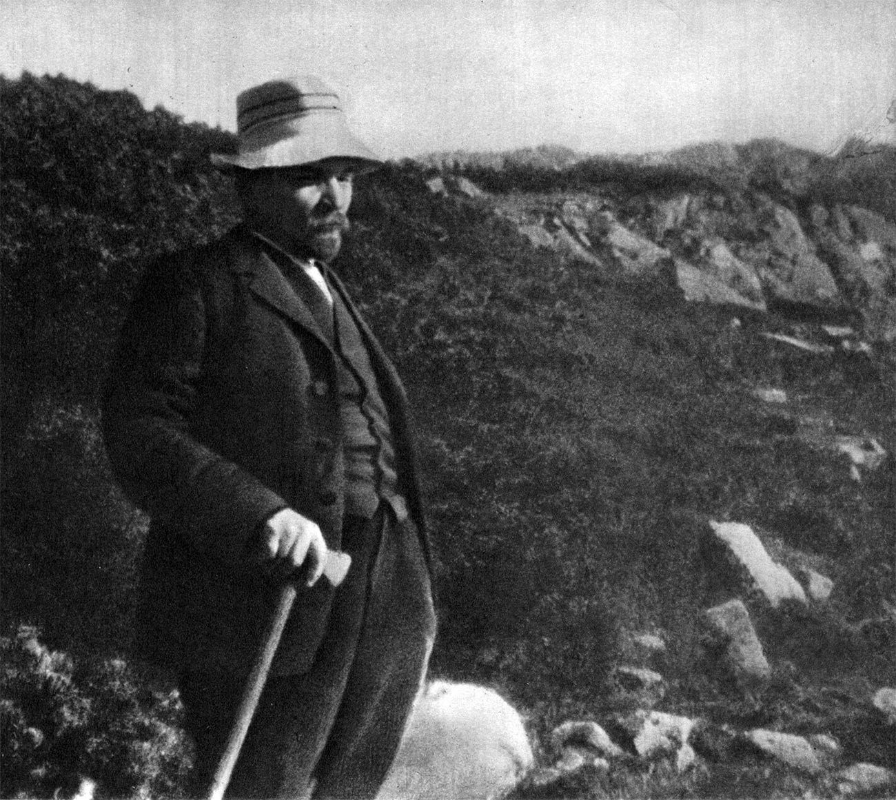 Wladimir Lenin in Zakopane, Polen, 1914.