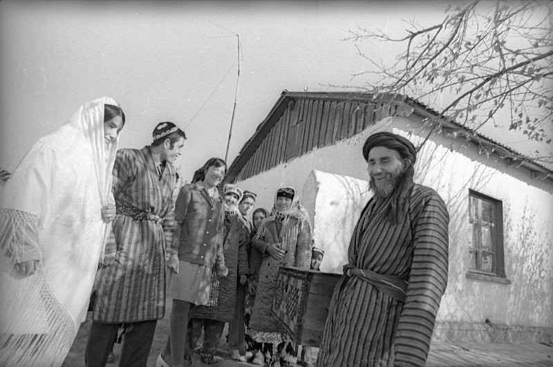 Mariage à la ferme collective Lénine, 1975
