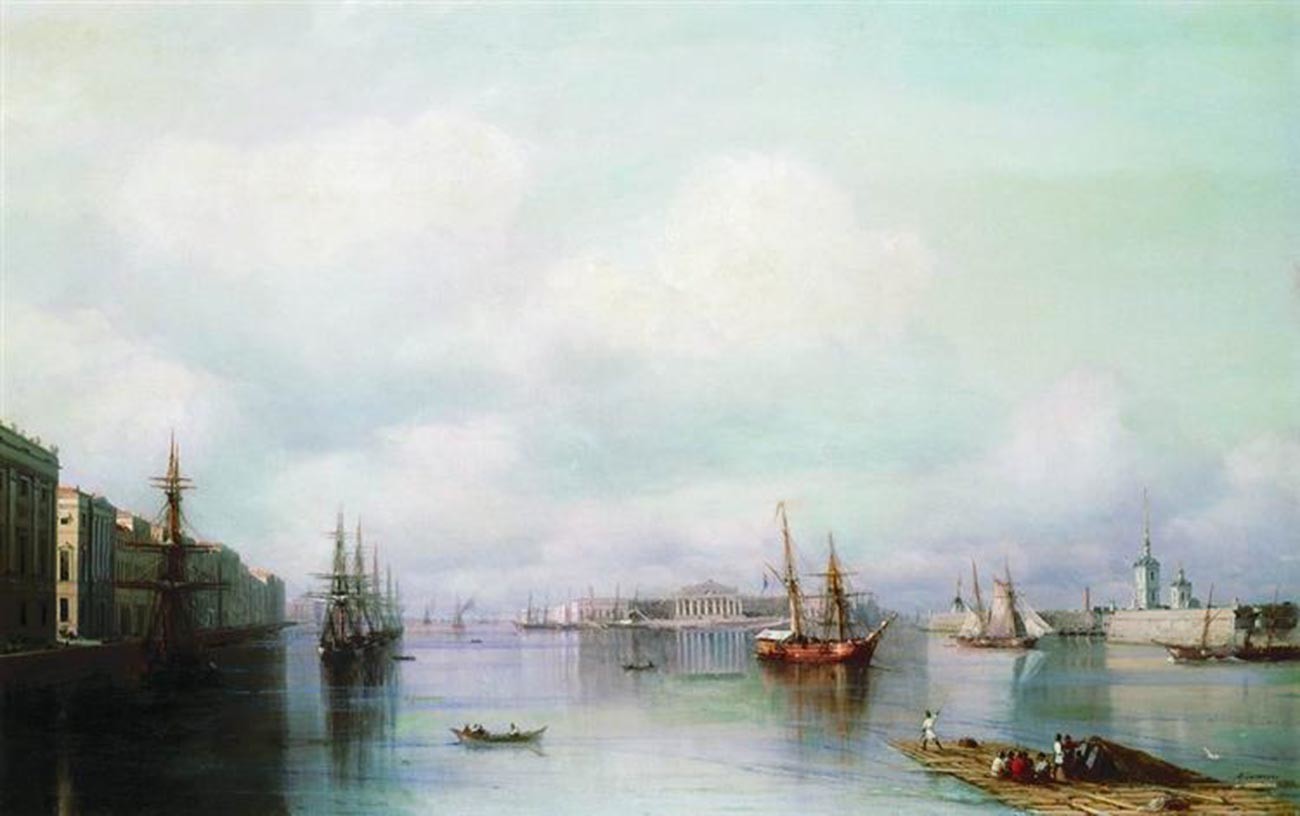 ペテルブルクの景色、1888年