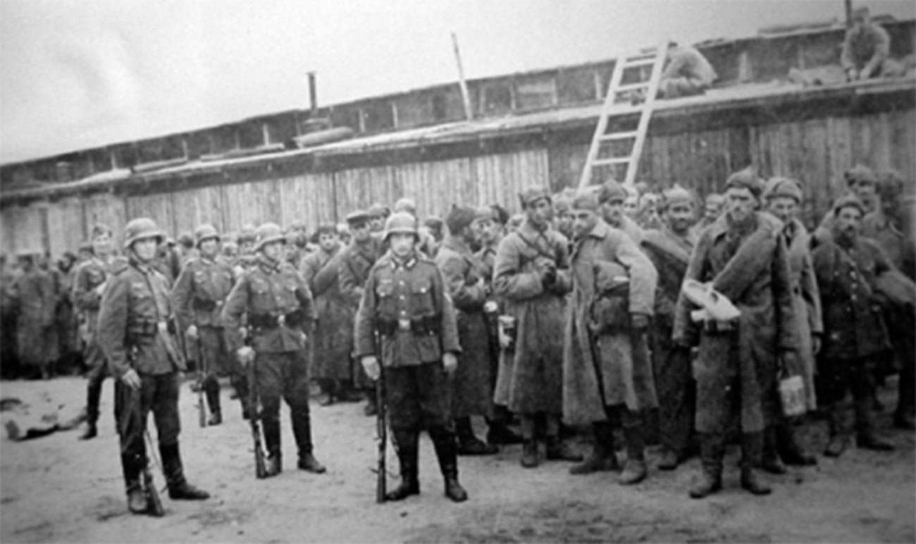 Sovjetski zarobljenici u Narviku, Norveška.