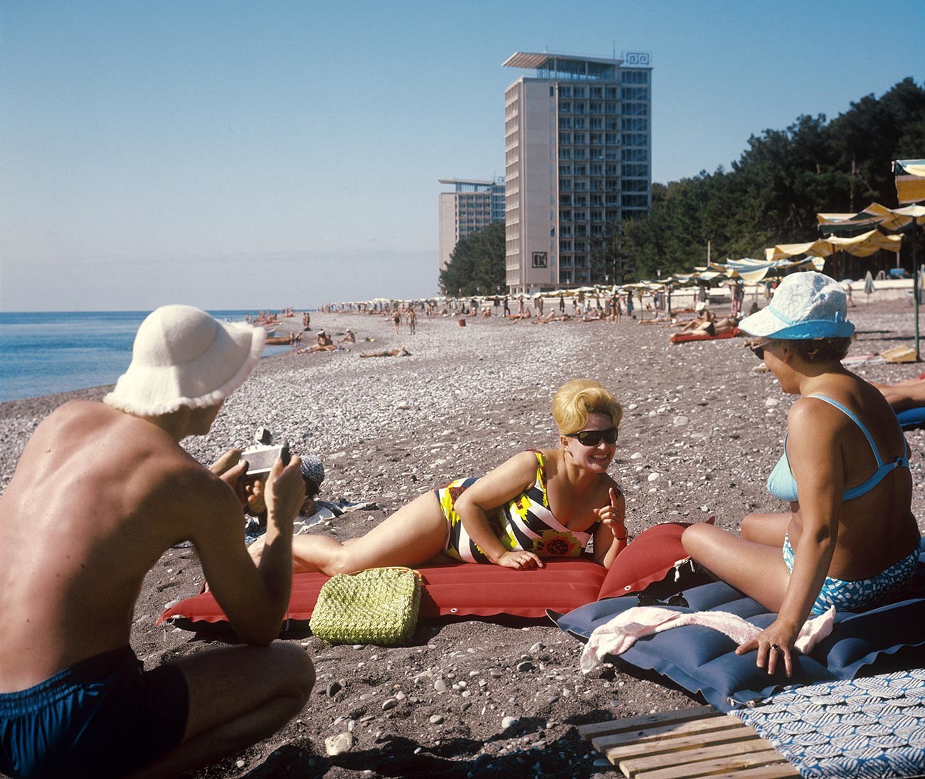 Beaches of Abkhazia, Georgian SSR.