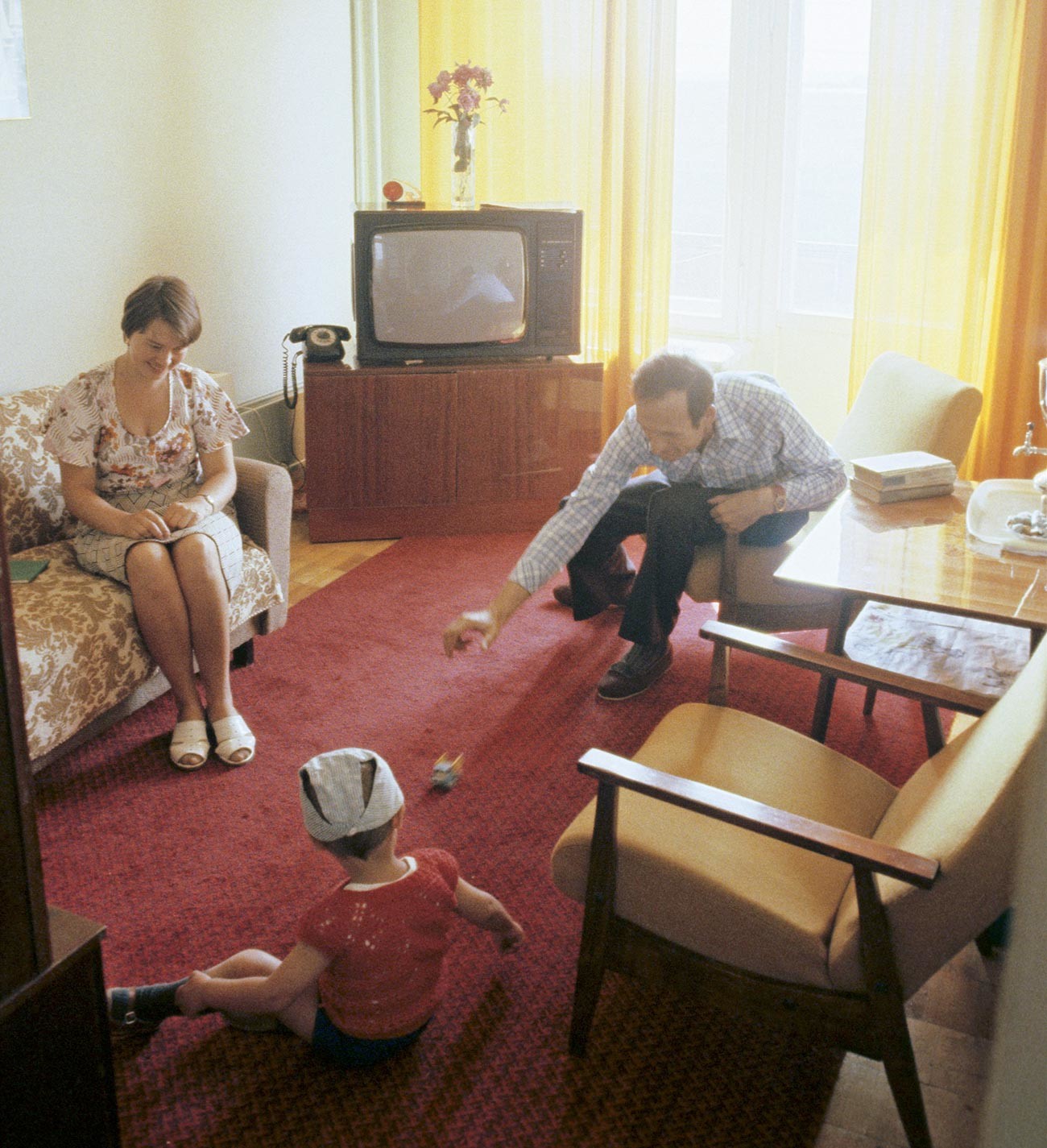 A Soviet apartment.