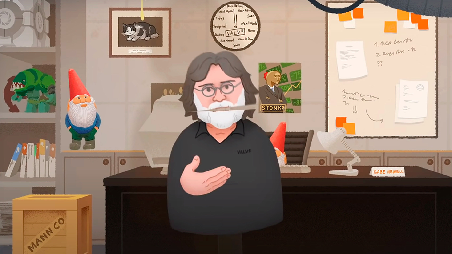 Gabe Newell Simulator looks like an actual game that's coming out