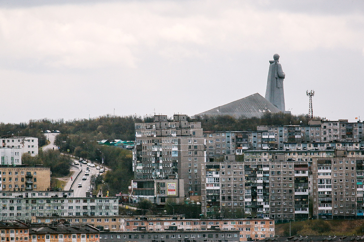 A district in Murmansk.