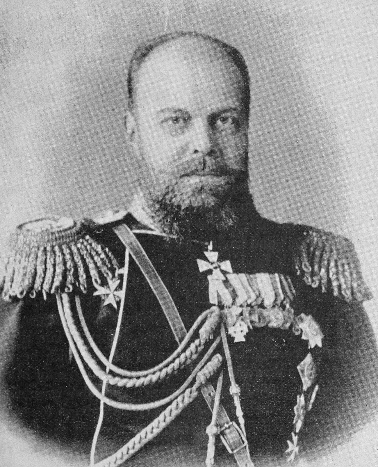 Lo zar Alessandro III di Russia