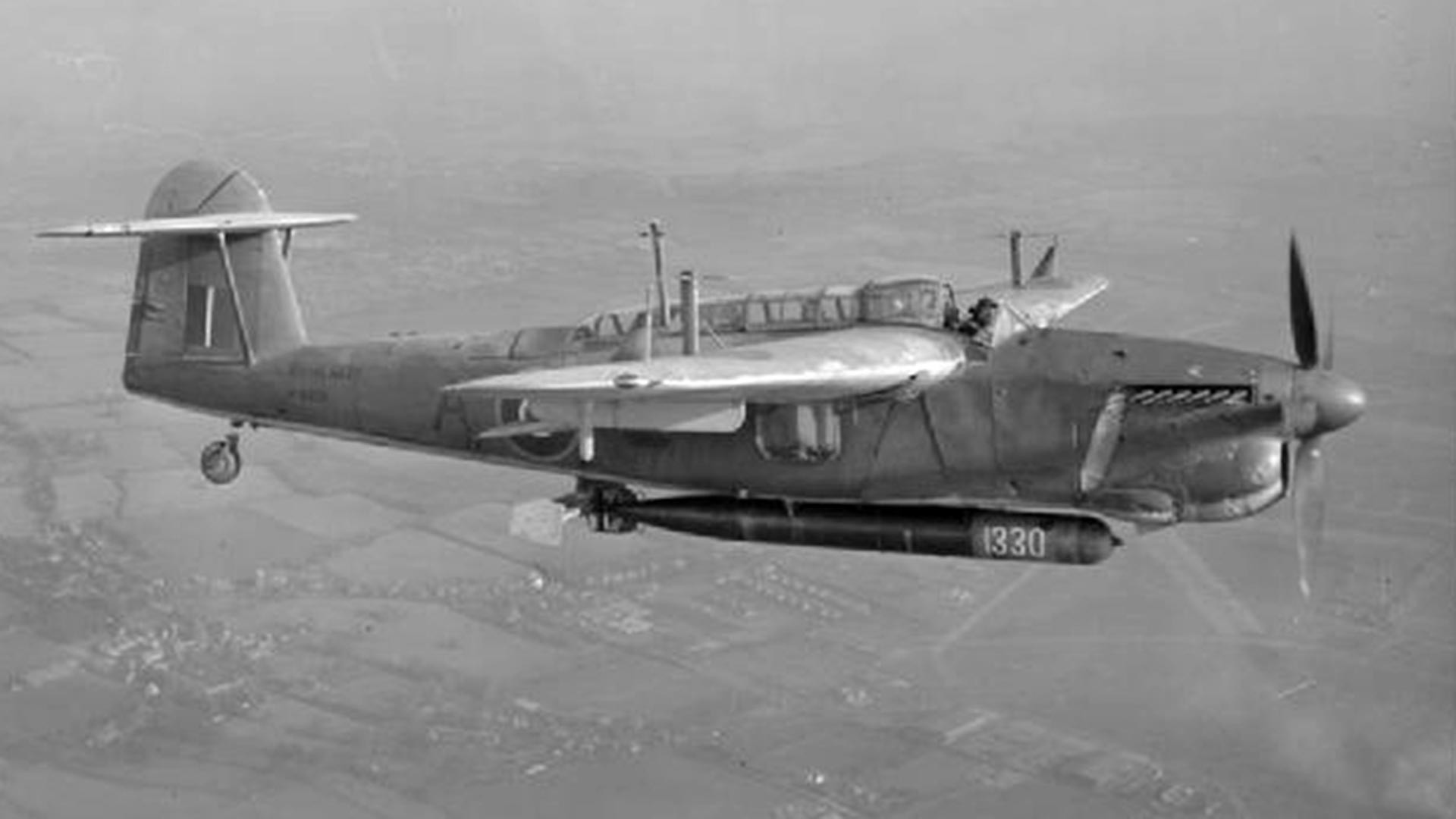 Un bombardiere Fairey Barracuda 