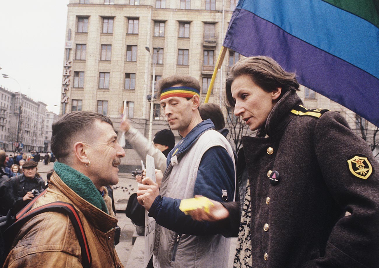 Јевгенија Дебрјанска, активиста ЛГБТ покрета у Русији.